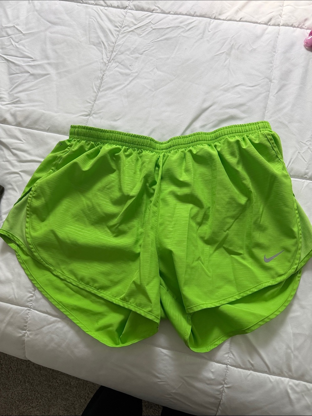 Nike Neon Green Women's Athletic Shorts